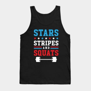 Stars, Stripes And Squats v2 Tank Top